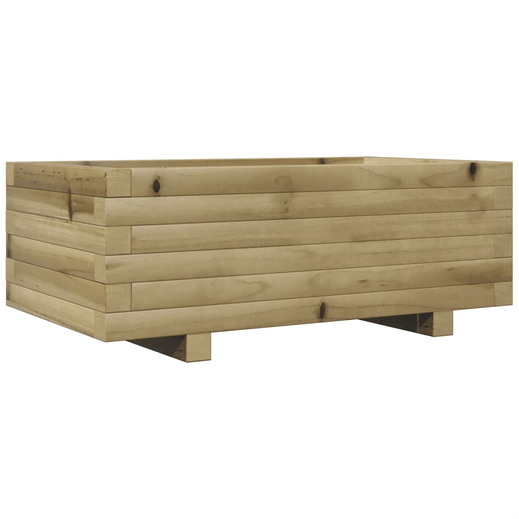 Vidaxl plantenbak 70x40x26,5 cm geïmpregneerd groenenhout