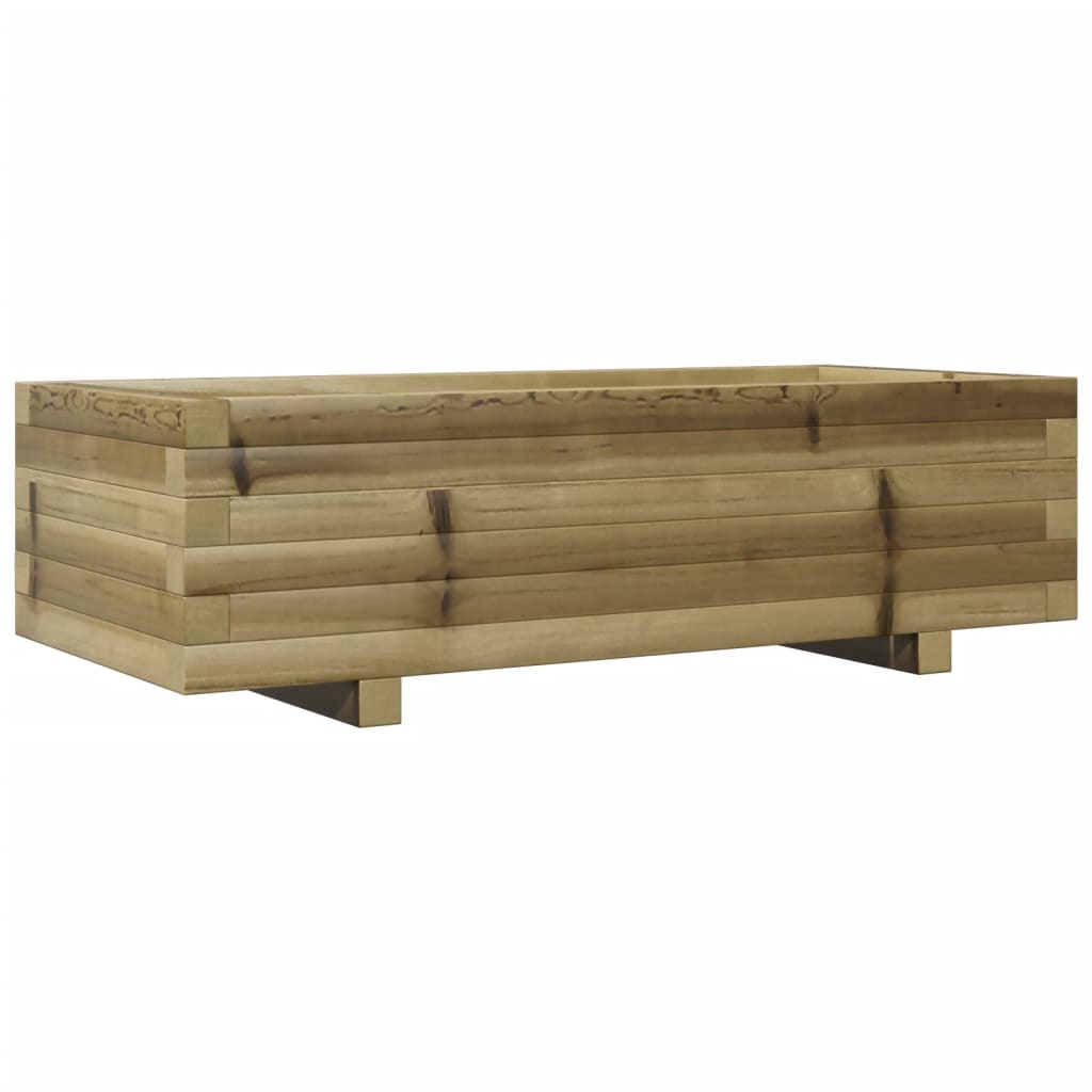 Vidaxl plantenbak 90x40x26,5 cm geïmpregneerd groenenhout