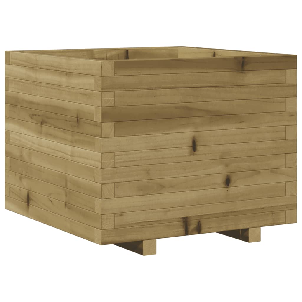 Vidaxl plantenbak 60x60x49,5 cm geïmpregneerd groenenhout