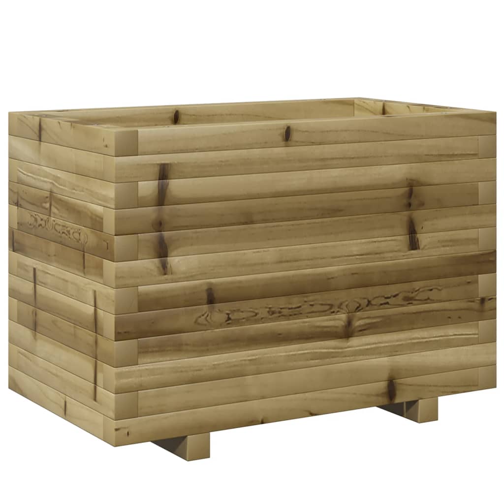 Vidaxl plantenbak 70x40x49,5 cm geïmpregneerd groenenhout