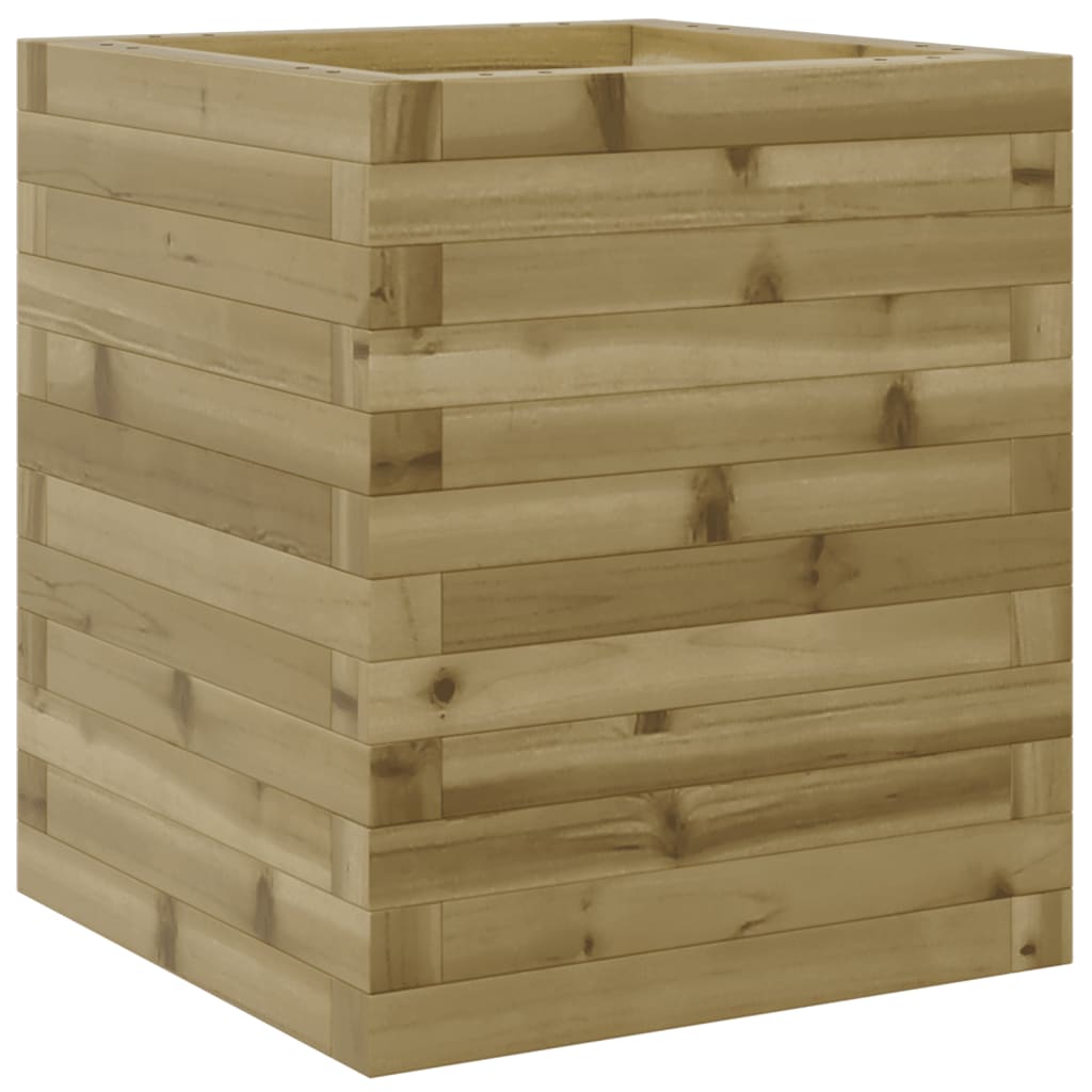 VidaXL Plantenbak 40x40x46 cm geïmpregneerd groenenhout