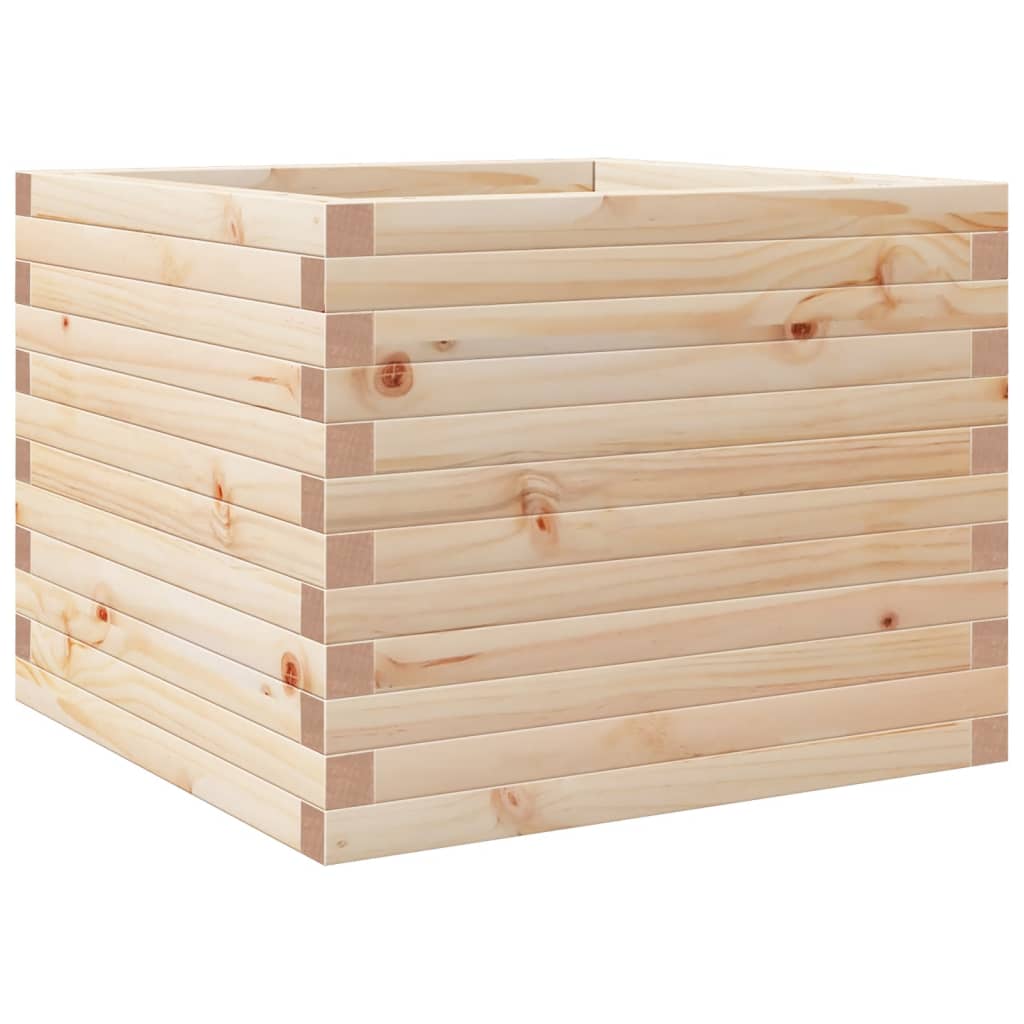 VidaXL Plantenbak 60x60x46 cm massief groenhout