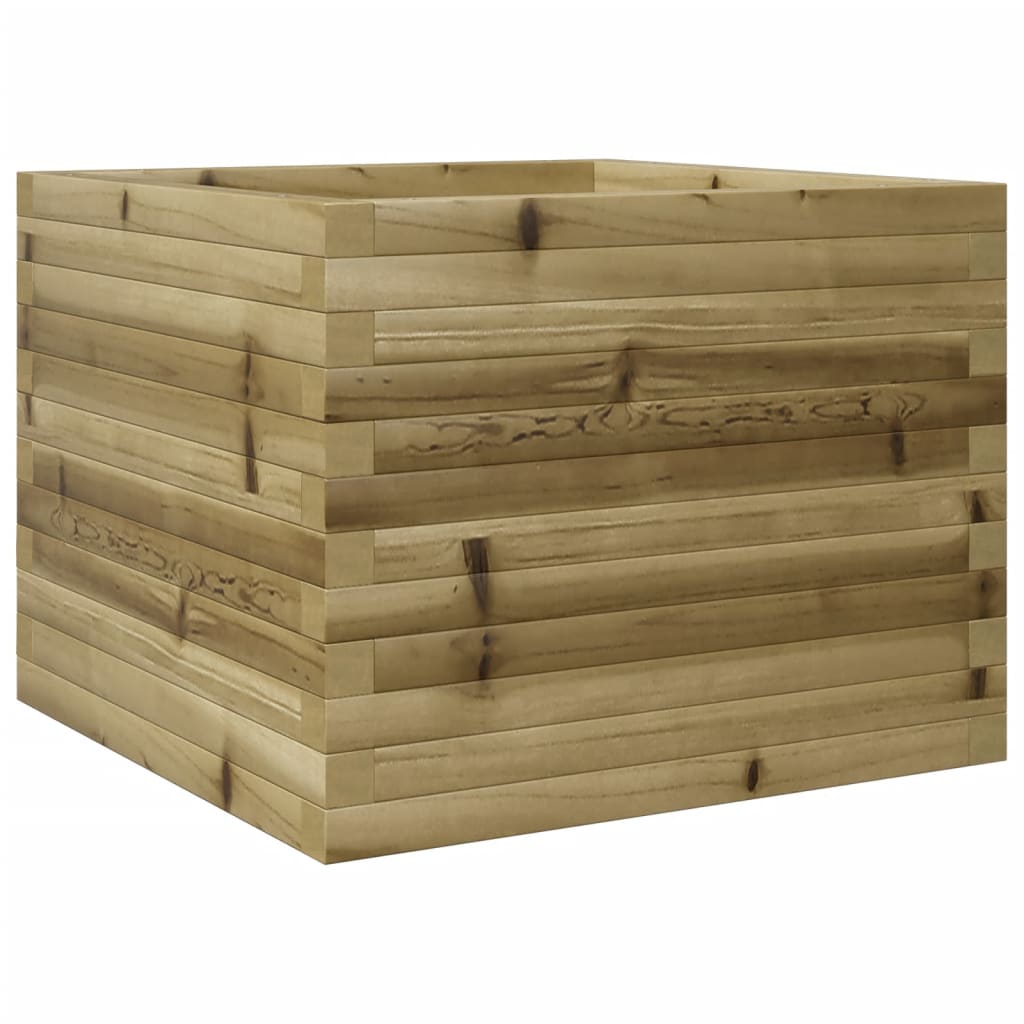 VidaXL Plantenbak 60x60x46 cm geïmpregneerd groenenhout