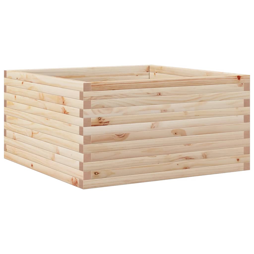 VidaXL Plantenbak 90x90x46 cm massief groenhout