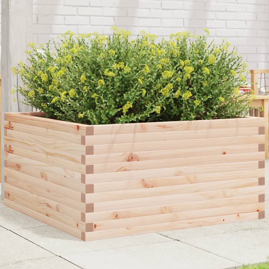 VidaXL Plantenbak 90x90x46 cm massief groenhout