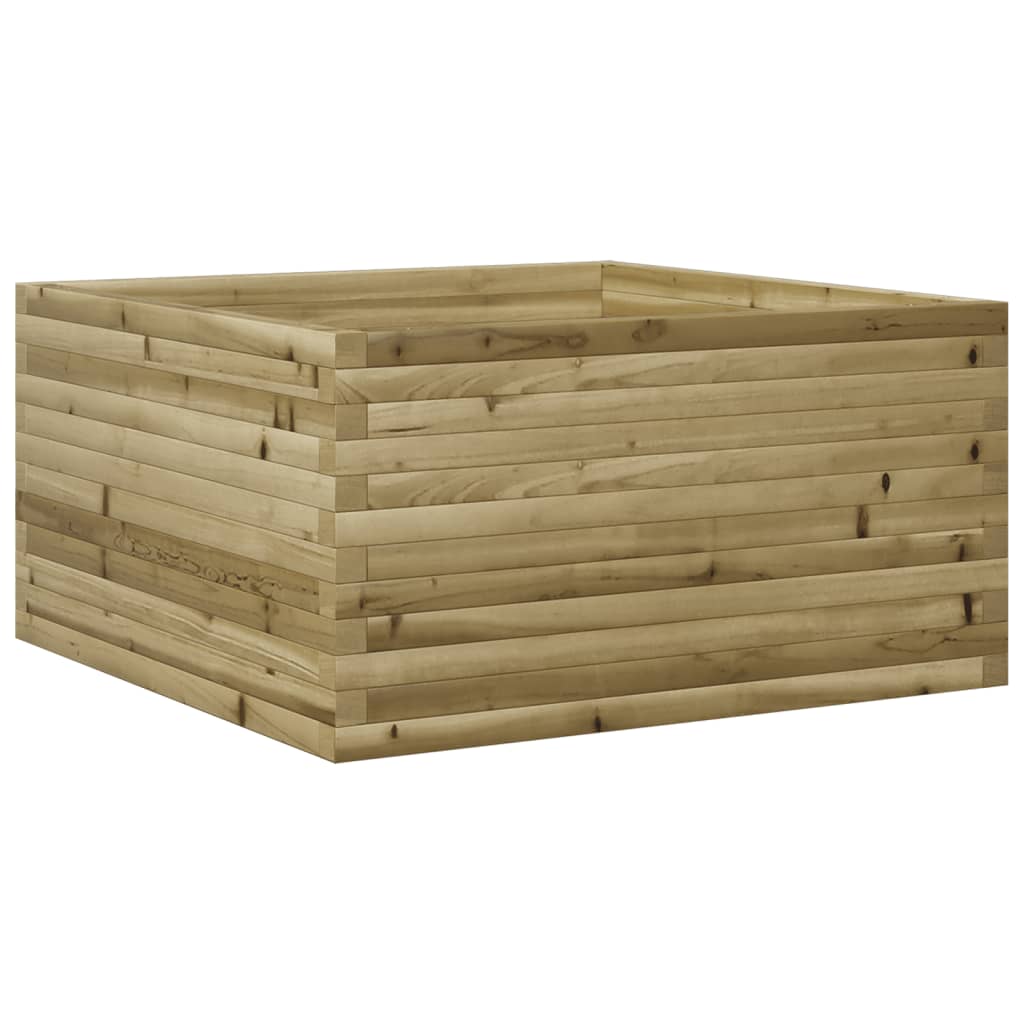 VidaXL Plantenbak 90x90x46 cm geïmpregneerd groenenhout