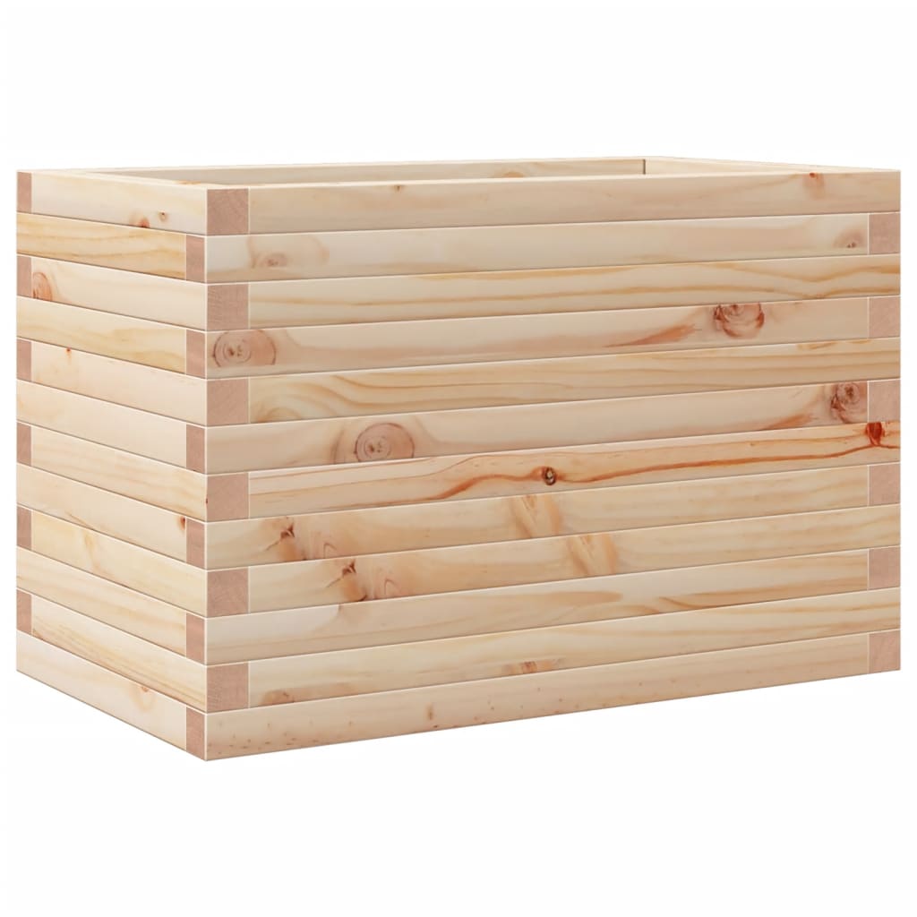 VidaXL Plantenbak 70x40x46 cm massief groenhout