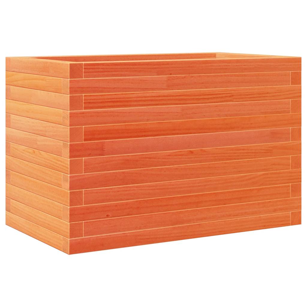VidaXL Plantenbak 70x40x46 cm massief groenhout wasbruin