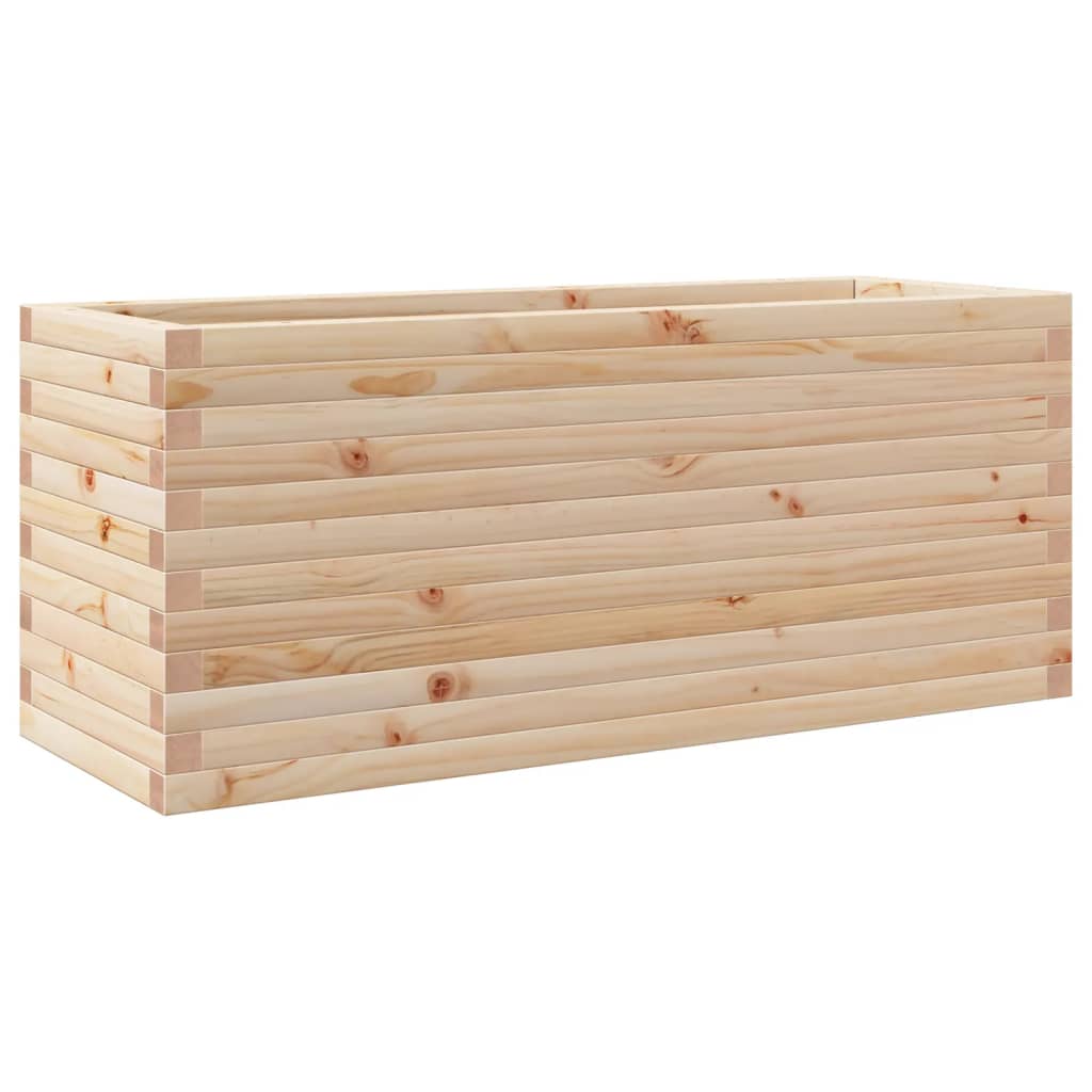 VidaXL Plantenbak 110x40x46 cm massief groenhout