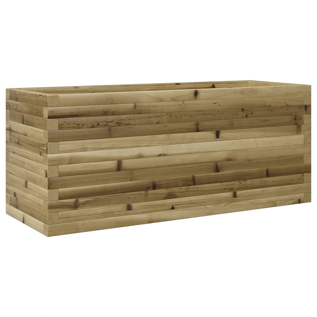 VidaXL Plantenbak 110x40x46 cm geïmpregneerd groenenhout