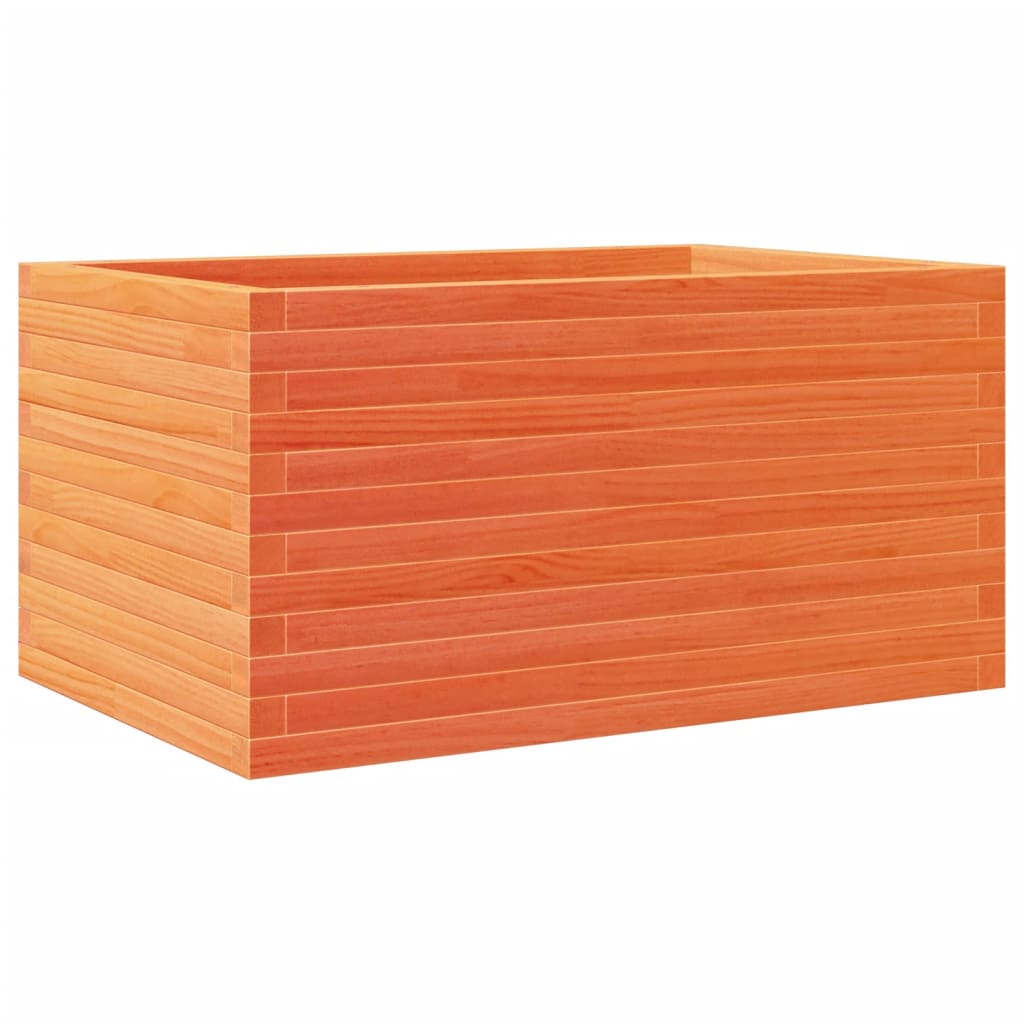 VidaXL Plantenbak 90x60x46 cm massief groenenhout wasbruin