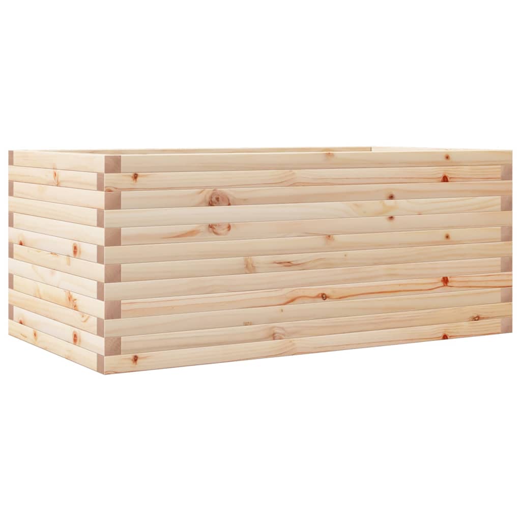 VidaXL Plantenbak 110x60x46 cm massief groenhout