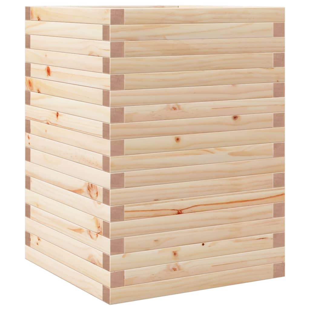 VidaXL Plantenbak 50x50x68,5 cm massief groenhout