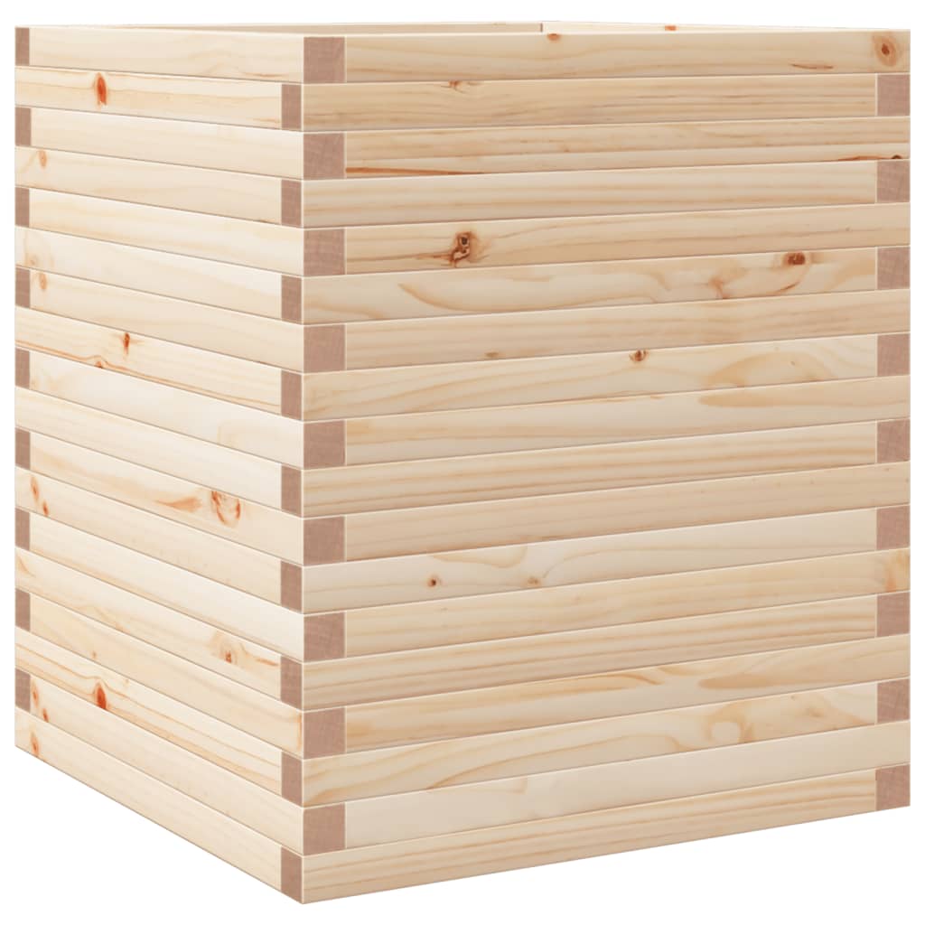VidaXL Plantenbak 60x60x68,5 cm massief groenhout