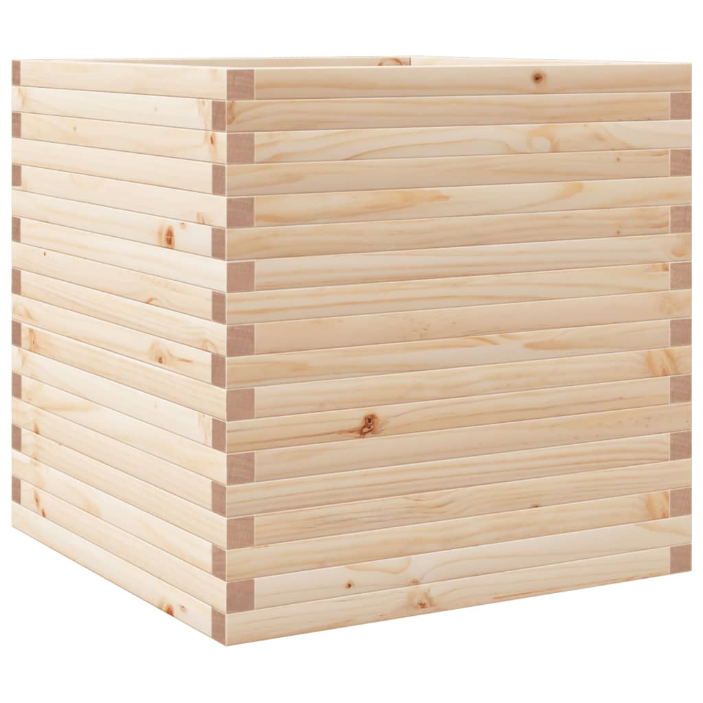 VidaXL Plantenbak 70x70x68,5 cm massief groenhout