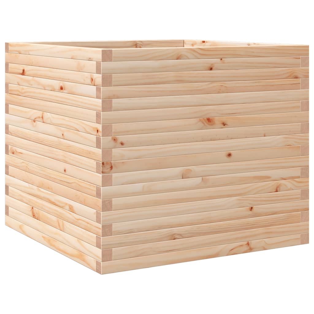 VidaXL Plantenbak 80x80x68,5 cm massief groenhout
