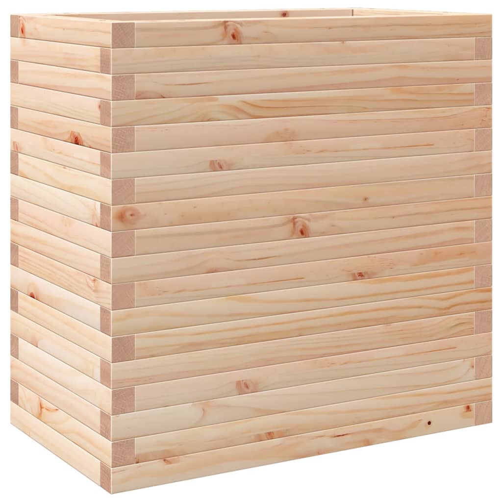 VidaXL Plantenbak 70x40x68,5 cm massief groenhout