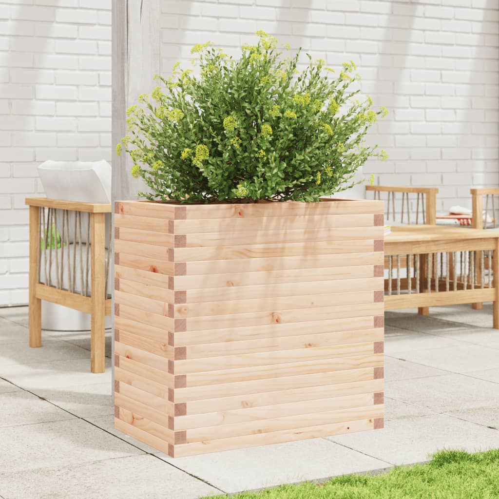 VidaXL Plantenbak 70x40x68,5 cm massief groenhout