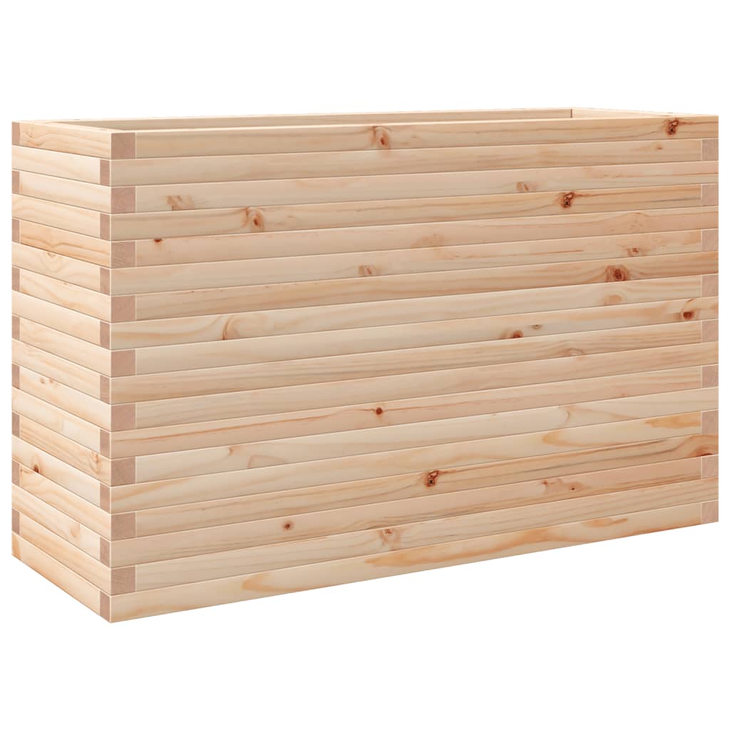 VidaXL Plantenbak 110x40x68,5 cm massief groenhout