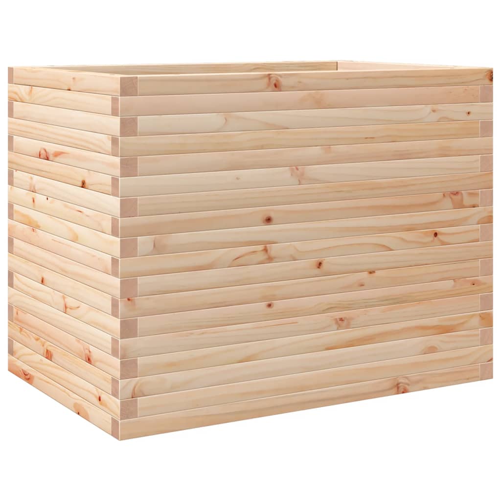 VidaXL Plantenbak 90x60x68,5 cm massief groenhout