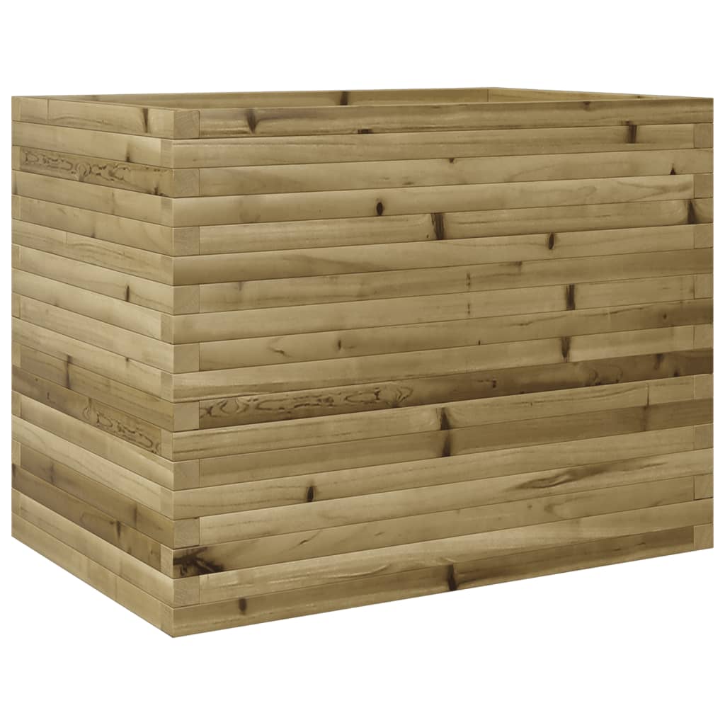 VidaXL Plantenbak 90x60x68,5 cm geïmpregneerd groenenhout
