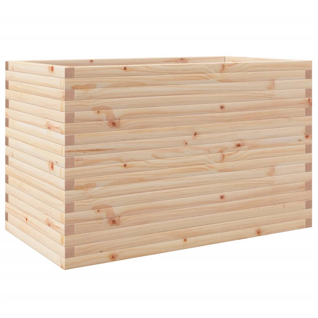 VidaXL Plantenbak 110x60x68,5 cm massief groenhout