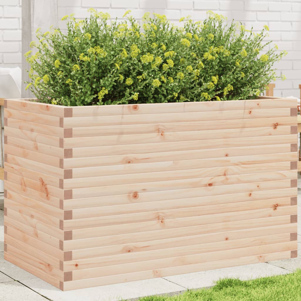 VidaXL Plantenbak 110x60x68,5 cm massief groenhout