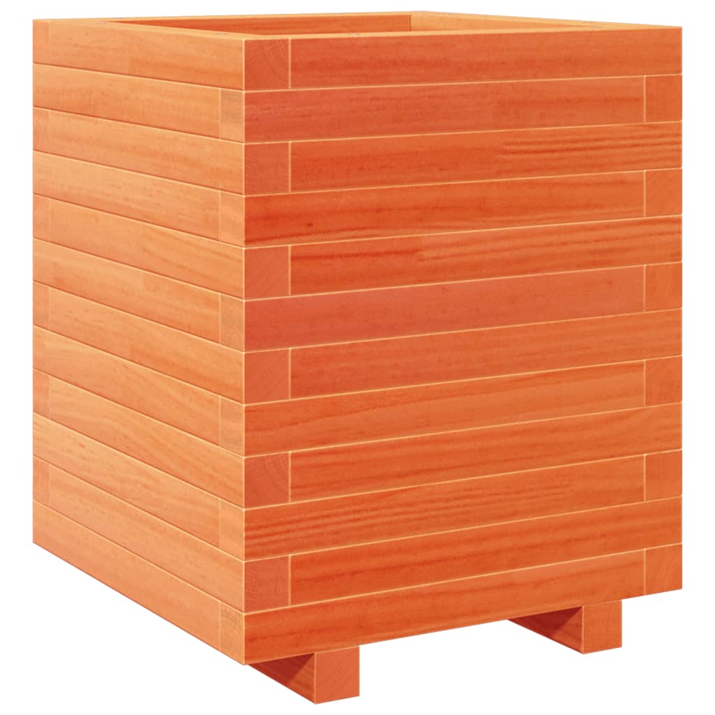 VidaXL Plantenbak 40x40x49,5 cm massief groenhout wasbruin