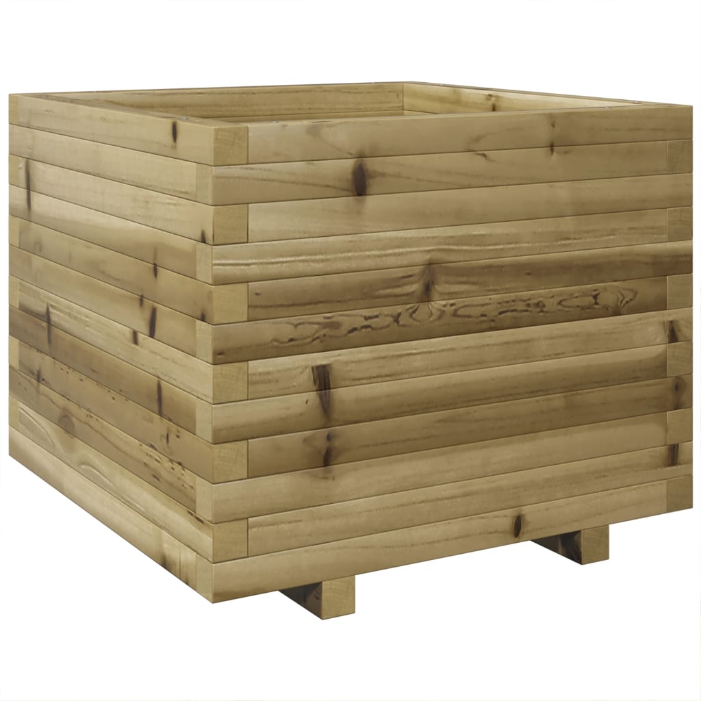 VidaXL Plantenbak 60x60x49,5 cm geïmpregneerd groenenhout