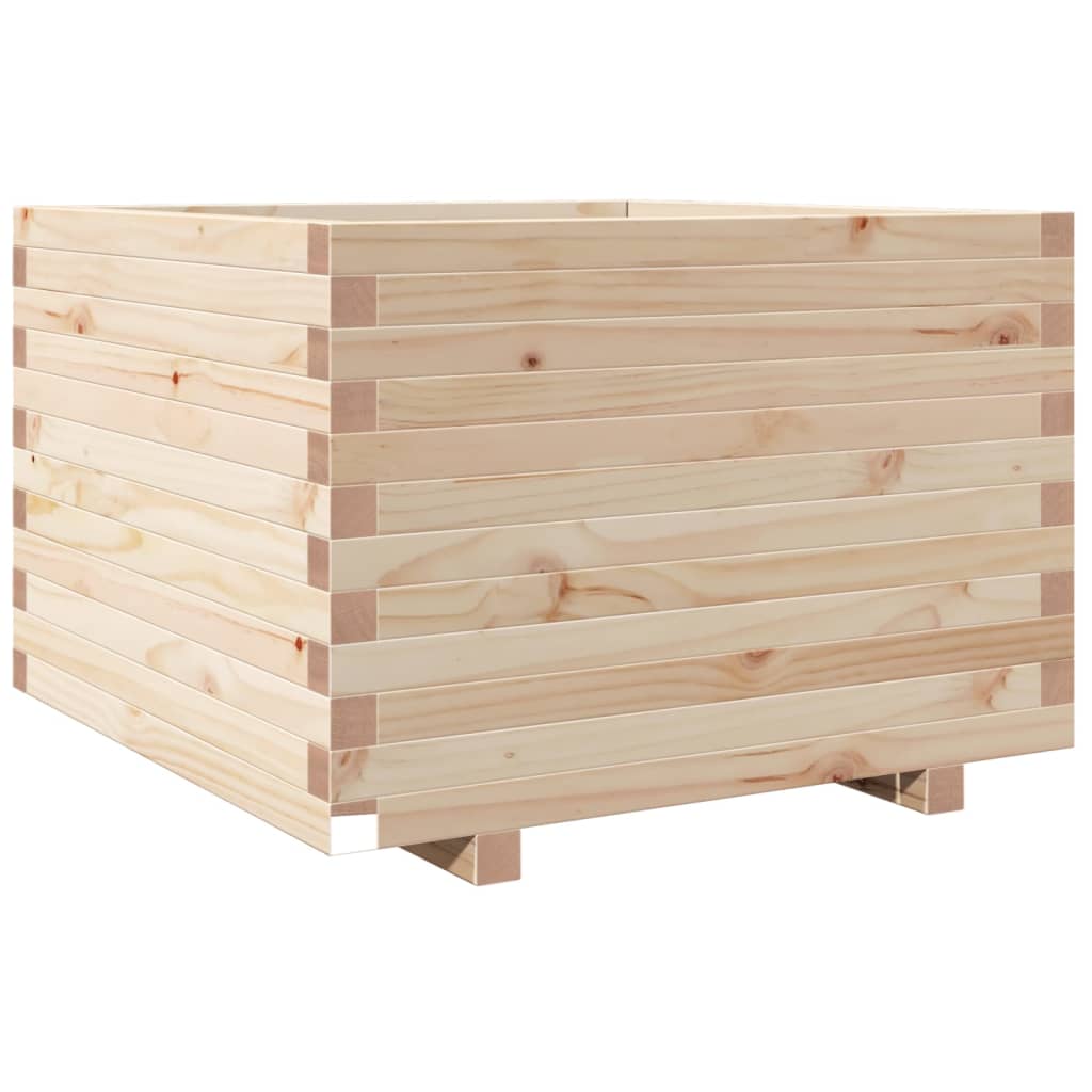 VidaXL Plantenbak 70x70x49,5 cm massief groenhout