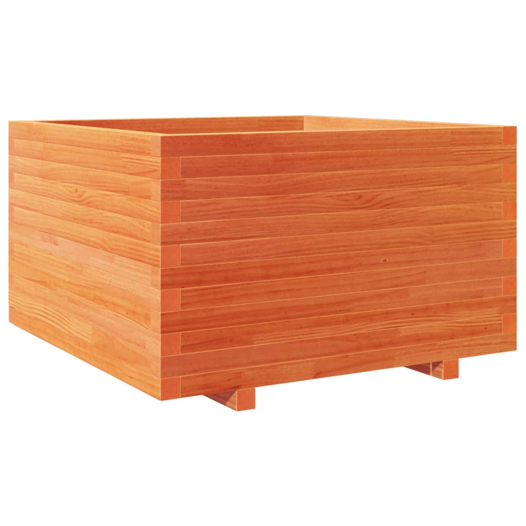 VidaXL Plantenbak 80x80x49,5 cm massief groenhout wasbruin
