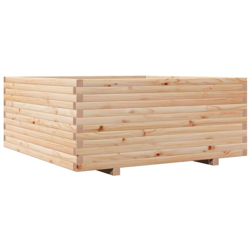 VidaXL Plantenbak 110x110x49,5 cm massief groenhout