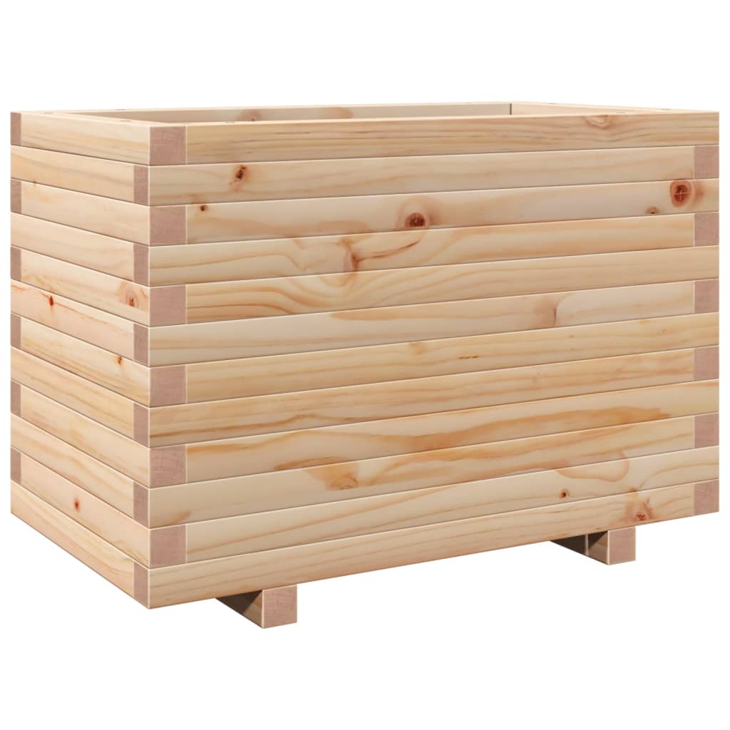 VidaXL Plantenbak 70x40x49,5 cm massief groenhout