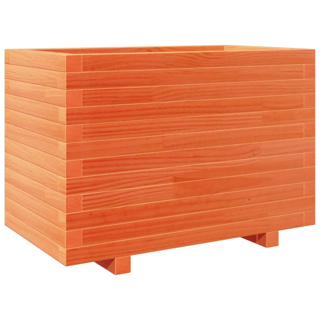 VidaXL Plantenbak 70x40x49,5 cm massief groenenhout wasbruin