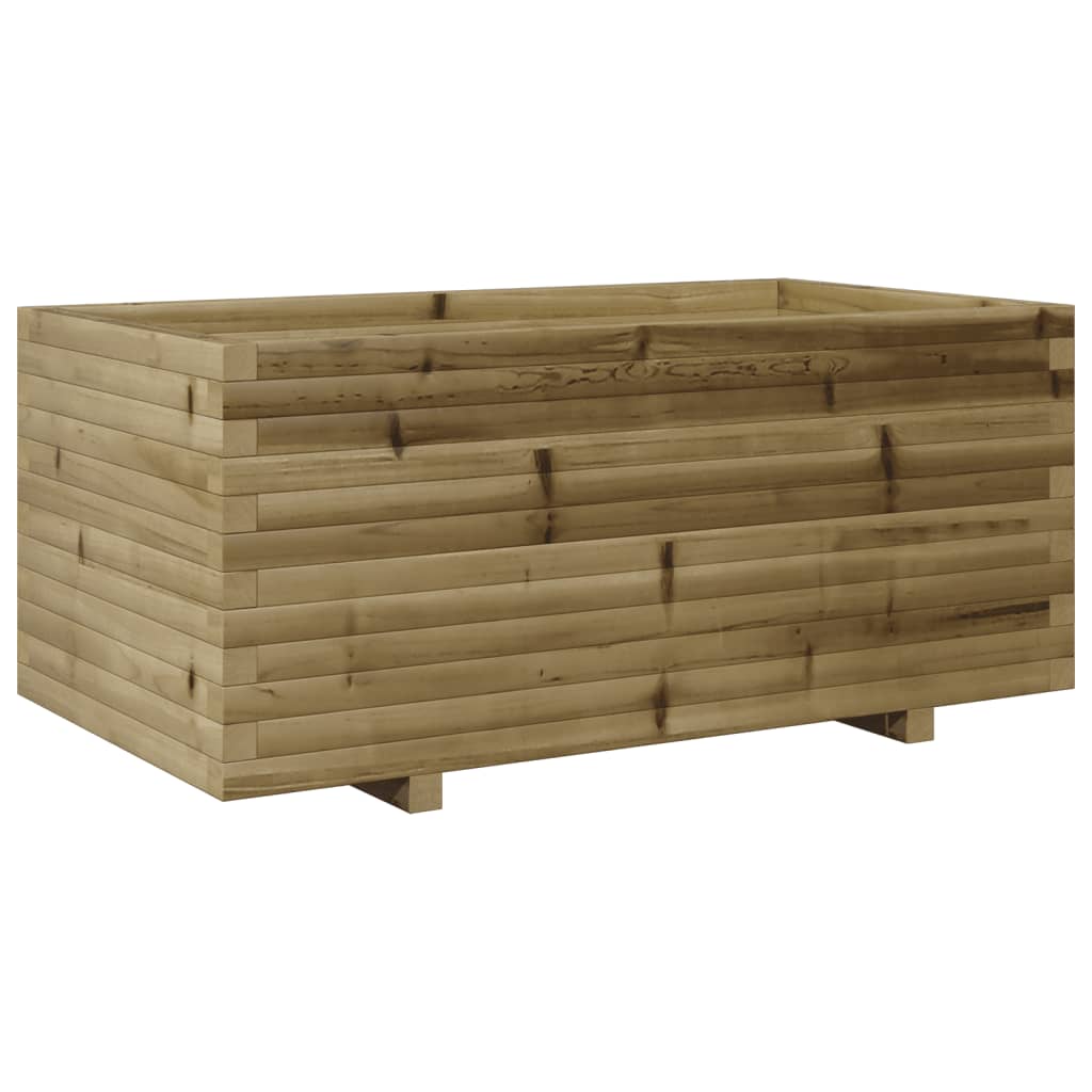 VidaXL Plantenbak 110x60x49,5 cm geïmpregneerd groenenhout