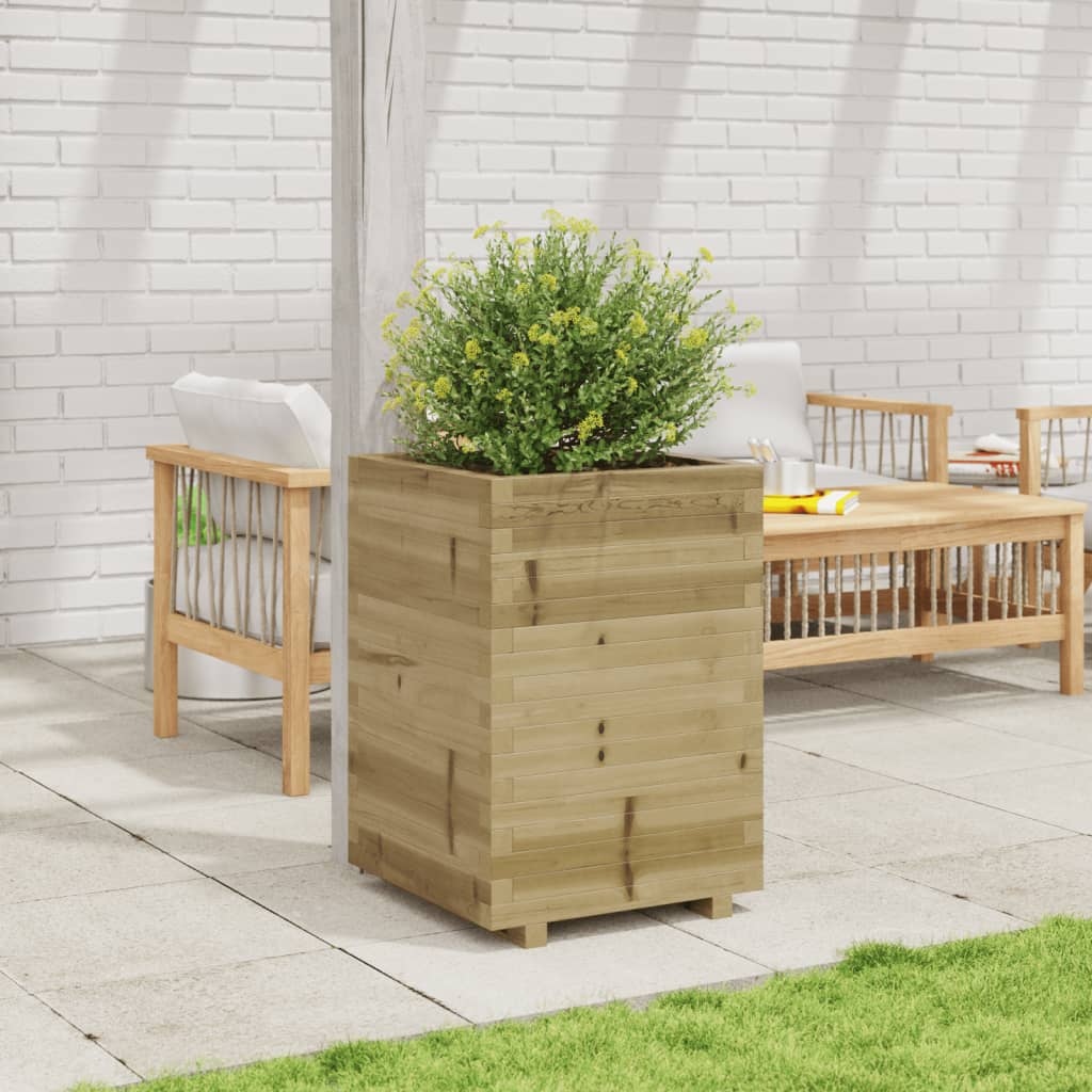 Vidaxl plantenbak 50x50x72,5 cm geïmpregneerd grenenhout