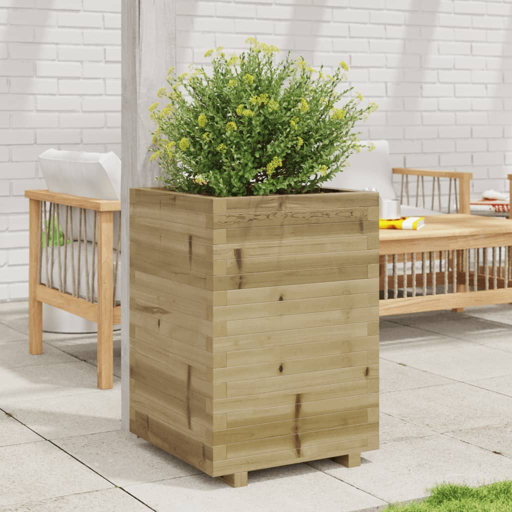 Vidaxl plantenbak 50x50x72,5 cm geïmpregneerd grenenhout