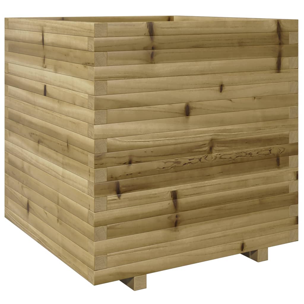 VidaXL Plantenbak 70x70x72,5 cm geïmpregneerd groenenhout