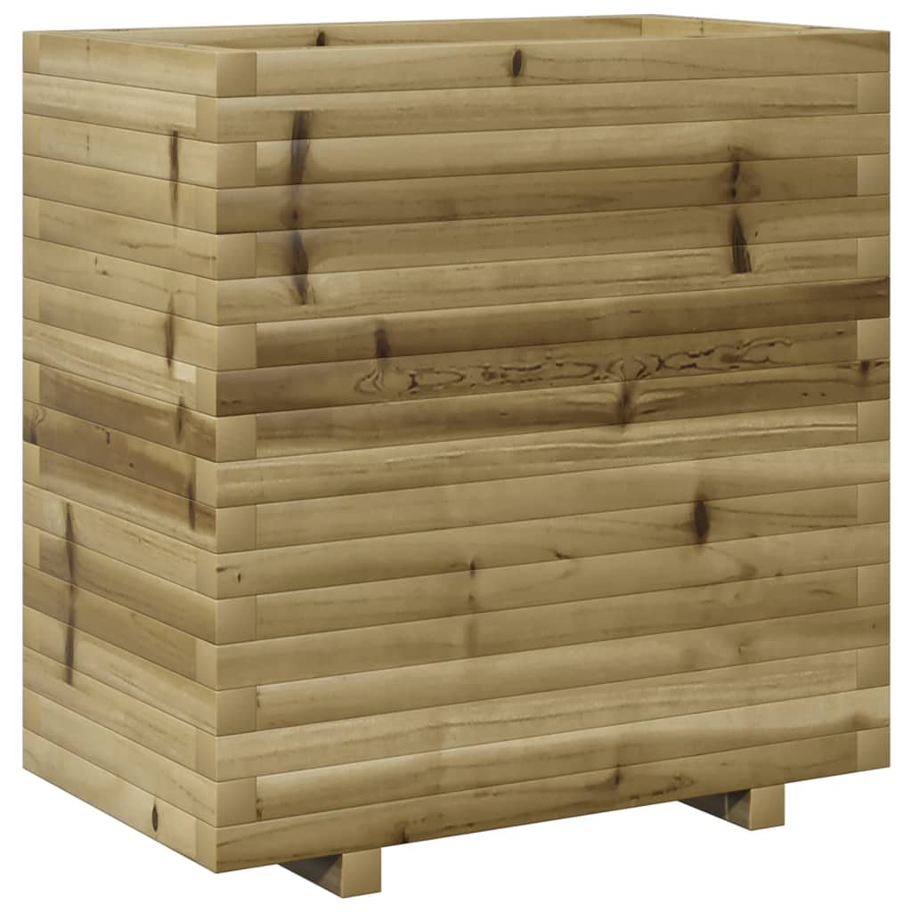 VidaXL Plantenbak 70x40x72,5 cm geïmpregneerd groenenhout