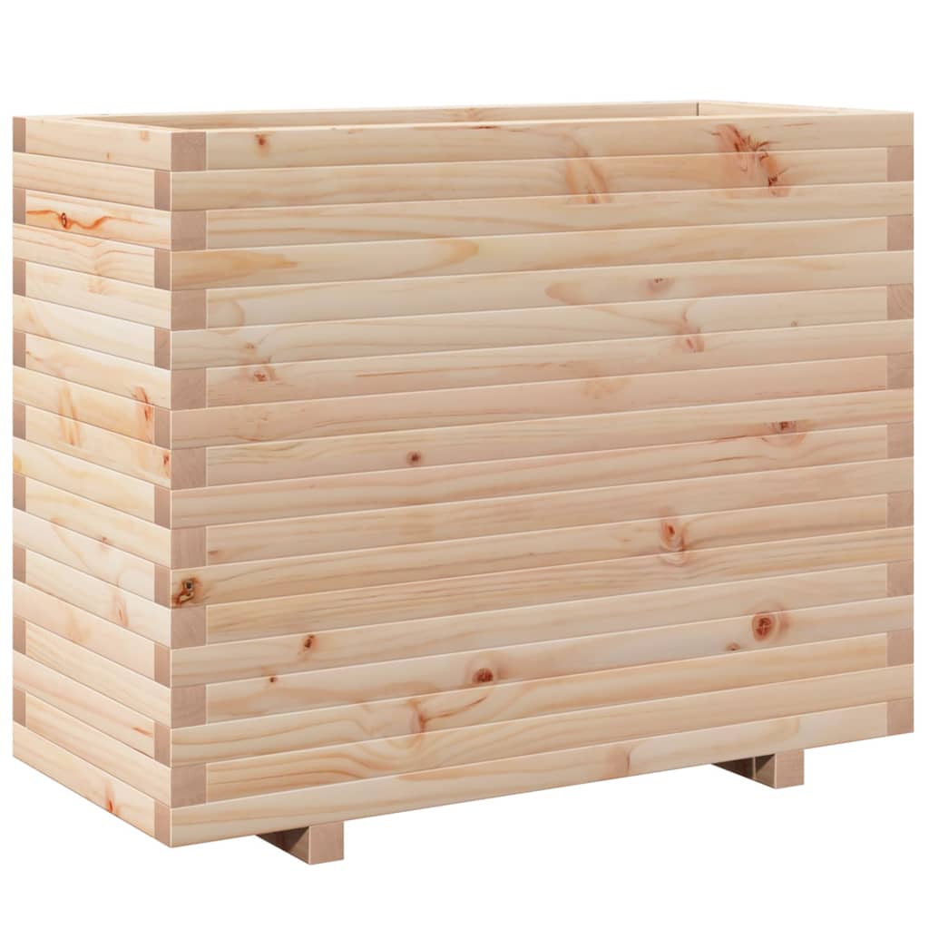 VidaXL Plantenbak 90x40x72,5 cm massief groenhout