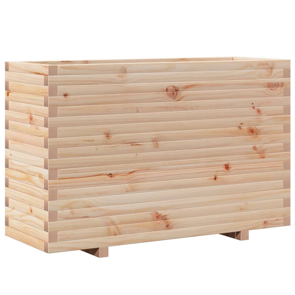 VidaXL Plantenbak 110x40x72,5 cm massief groenhout