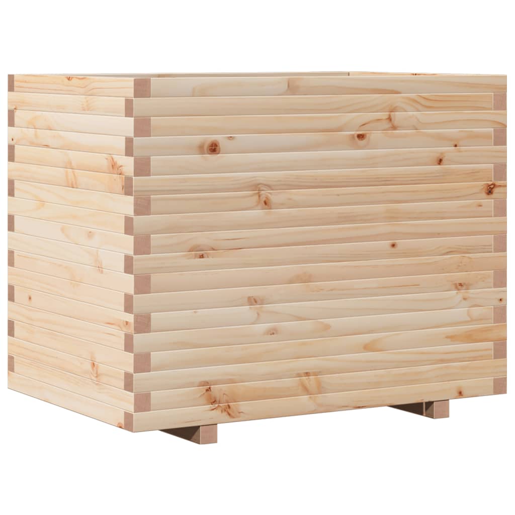 VidaXL Plantenbak 90x60x72,5 cm massief groenhout