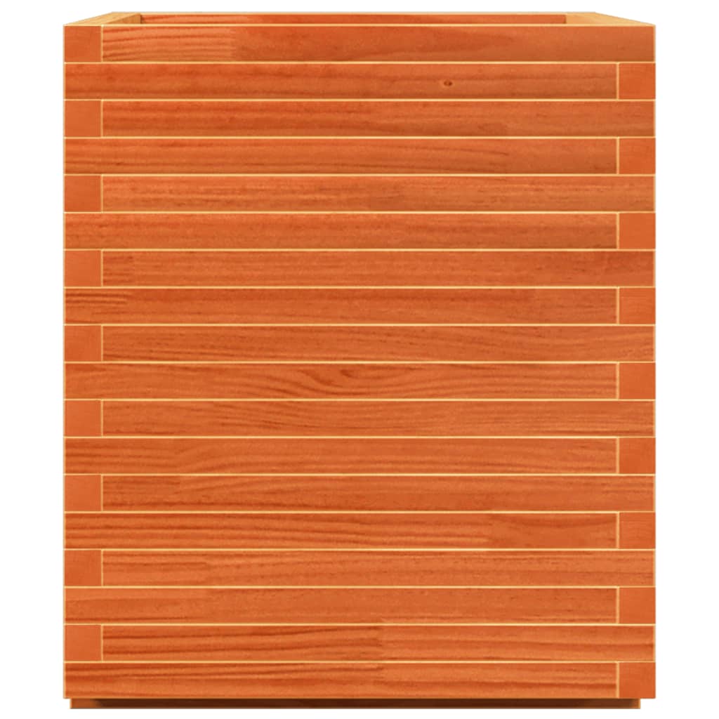 VidaXL Plantenbak 90x60x72,5 cm massief groenhout wasbruin