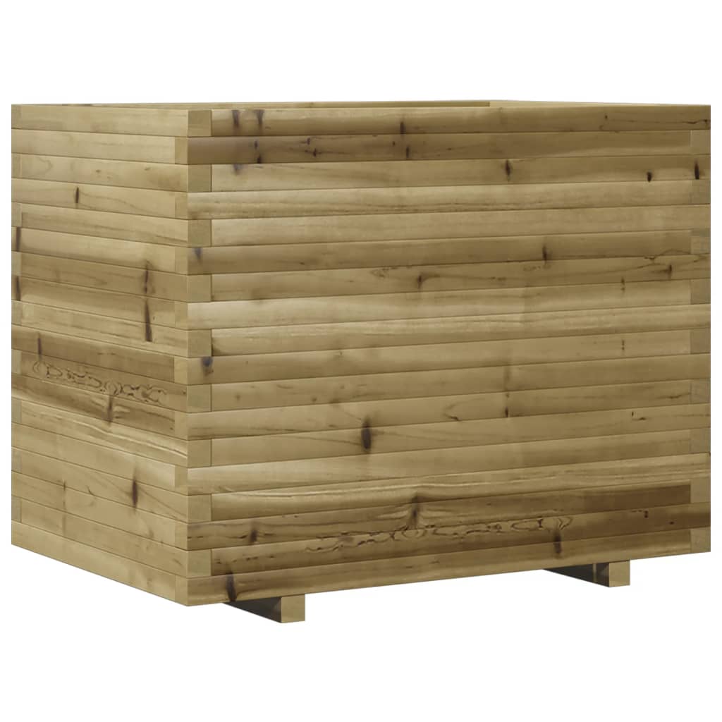 VidaXL Plantenbak 90x60x72,5 cm geïmpregneerd groenenhout