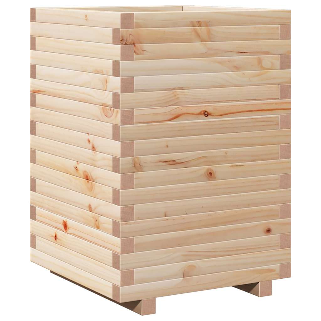 VidaXL Plantenbak 50x50x72 cm massief groenhout