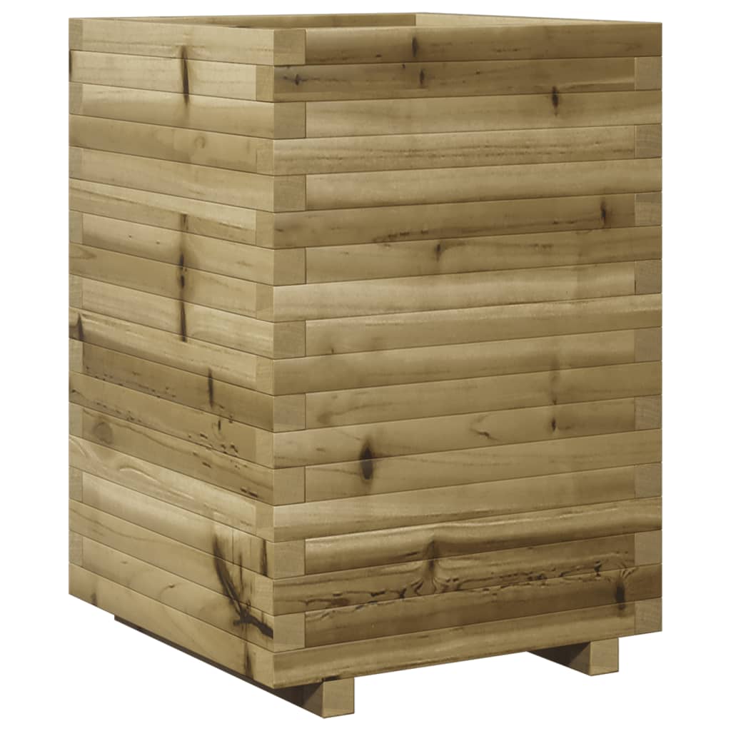 VidaXL Plantenbak 50x50x72 cm geïmpregneerd groenenhout