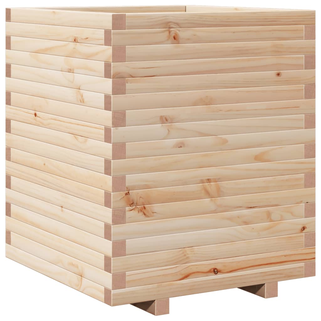 VidaXL Plantenbak 60x60x72 cm massief groenhout