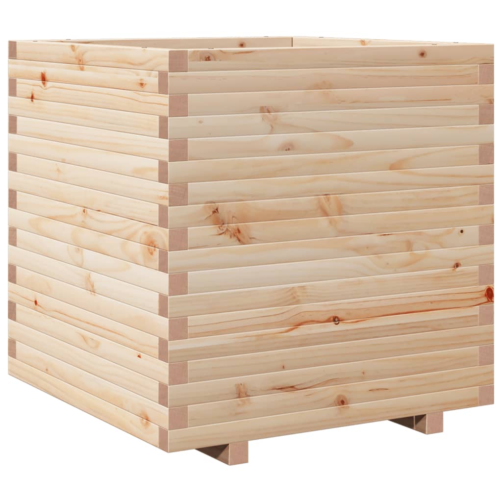 VidaXL Plantenbak 70x70x72 cm massief groenhout