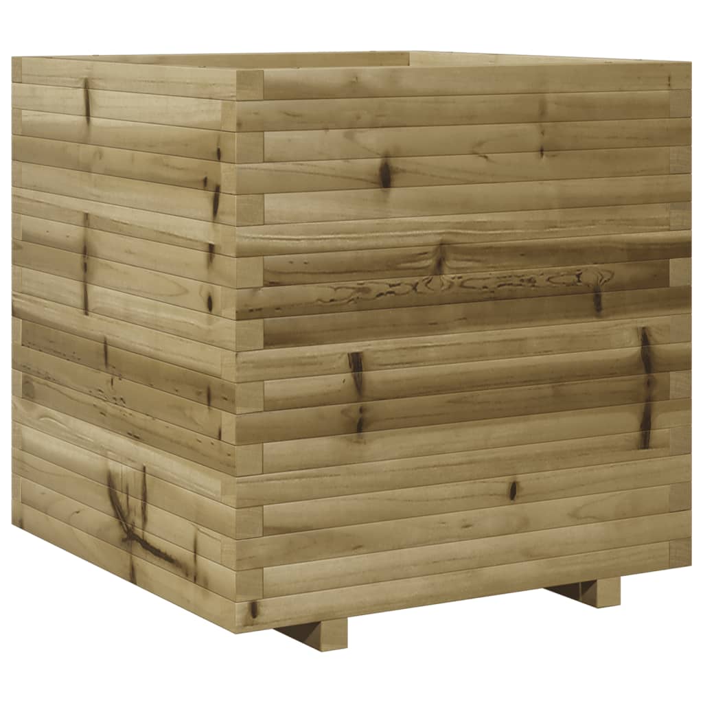 VidaXL Plantenbak 70x70x72 cm geïmpregneerd groenenhout