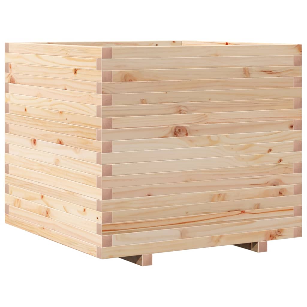 VidaXL Plantenbak 80x80x72 cm massief groenhout